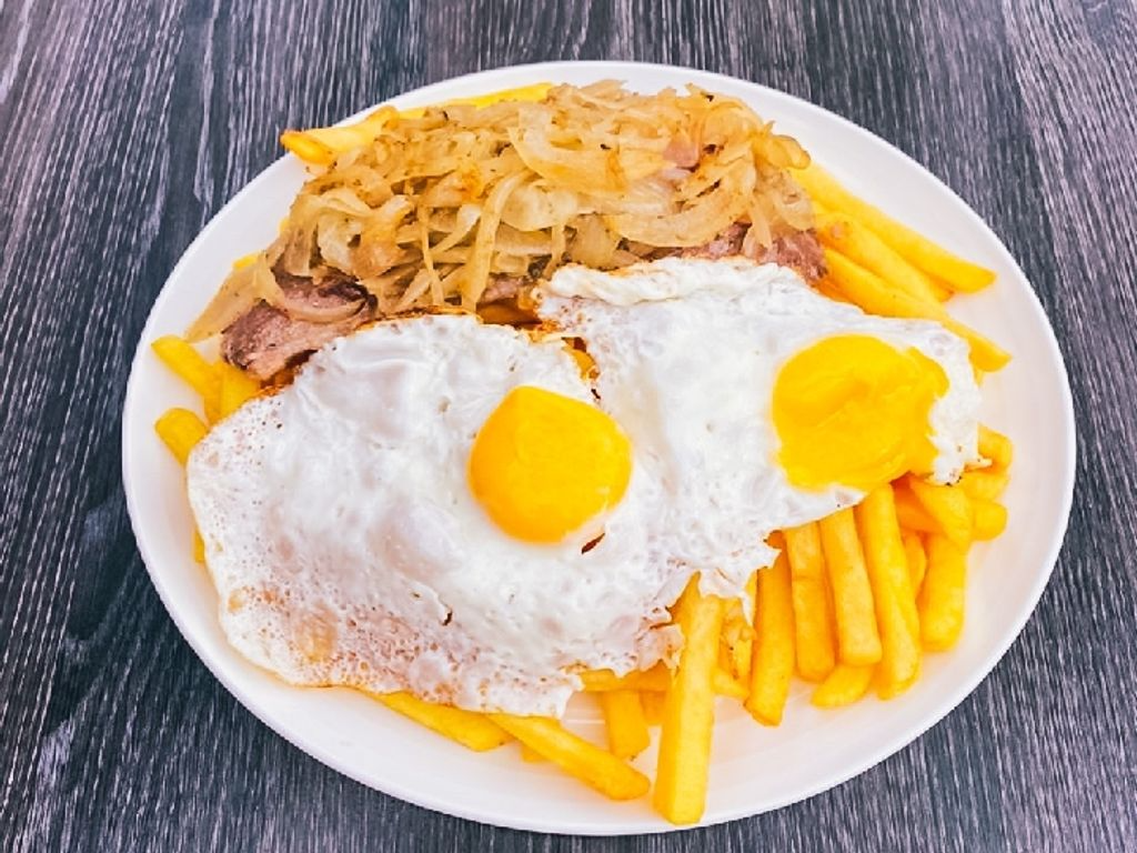Bife a lo Pobre