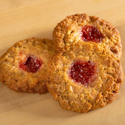 3 Galletas de Almendra y Fresa