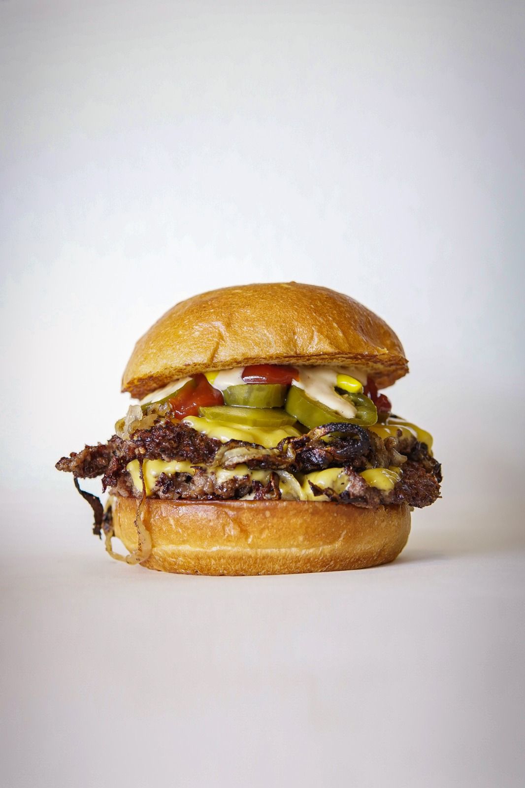 Oklahoma Fried Onion Burger
