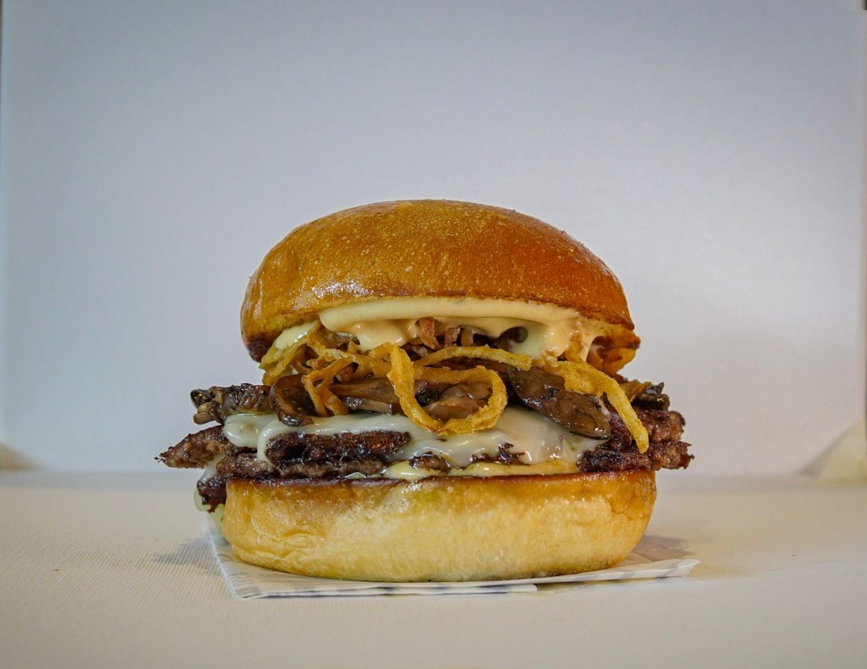 Portobello Swiss Burger