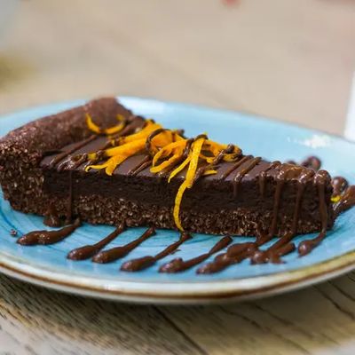 TARTA DE CACAO NARANJA