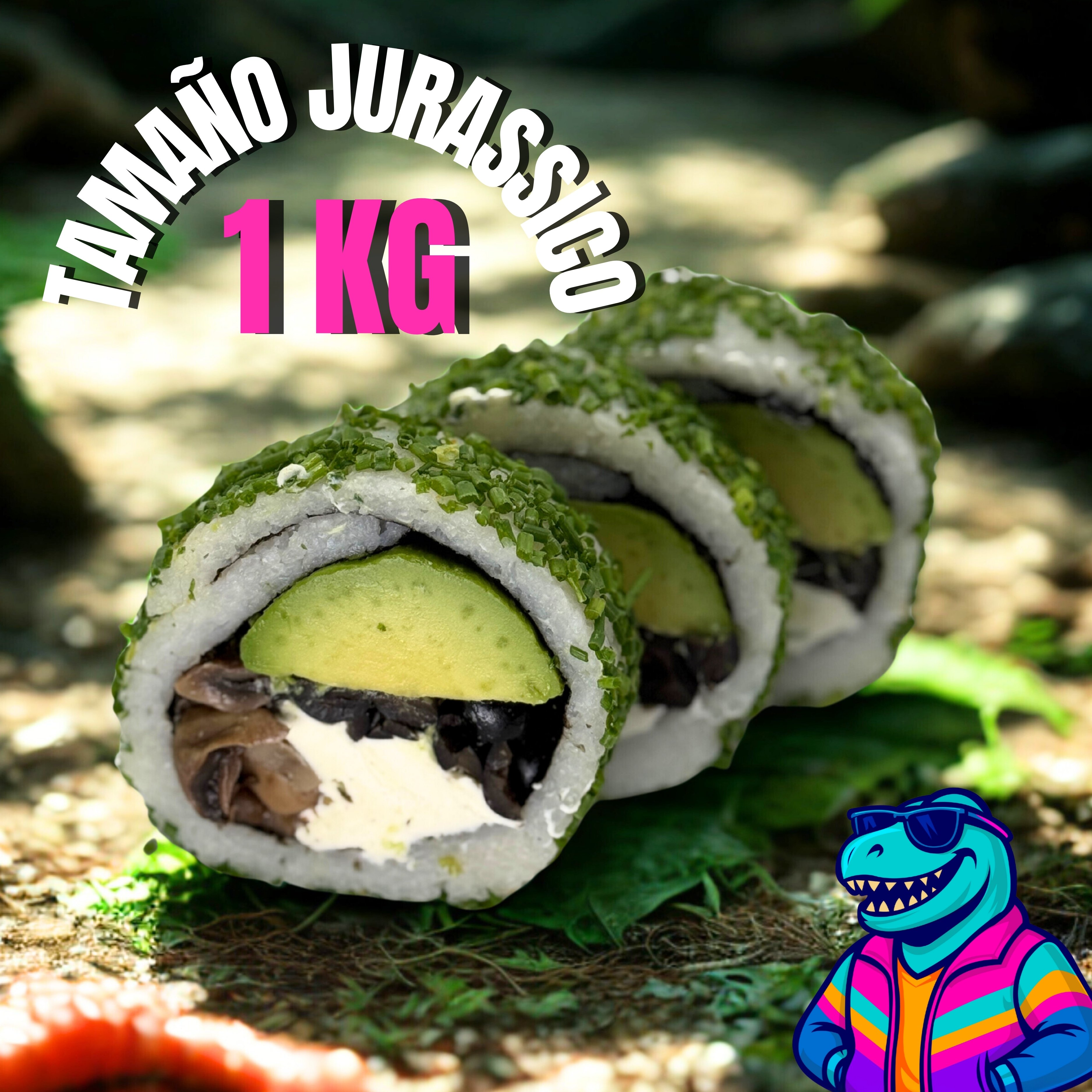 Bronto Veggie Roll  (8 piezas) (Sin modificaciones)
