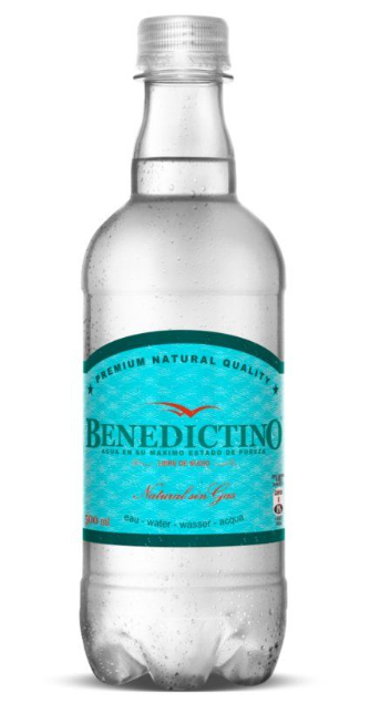 Agua  sin gas benedictino 500 ml