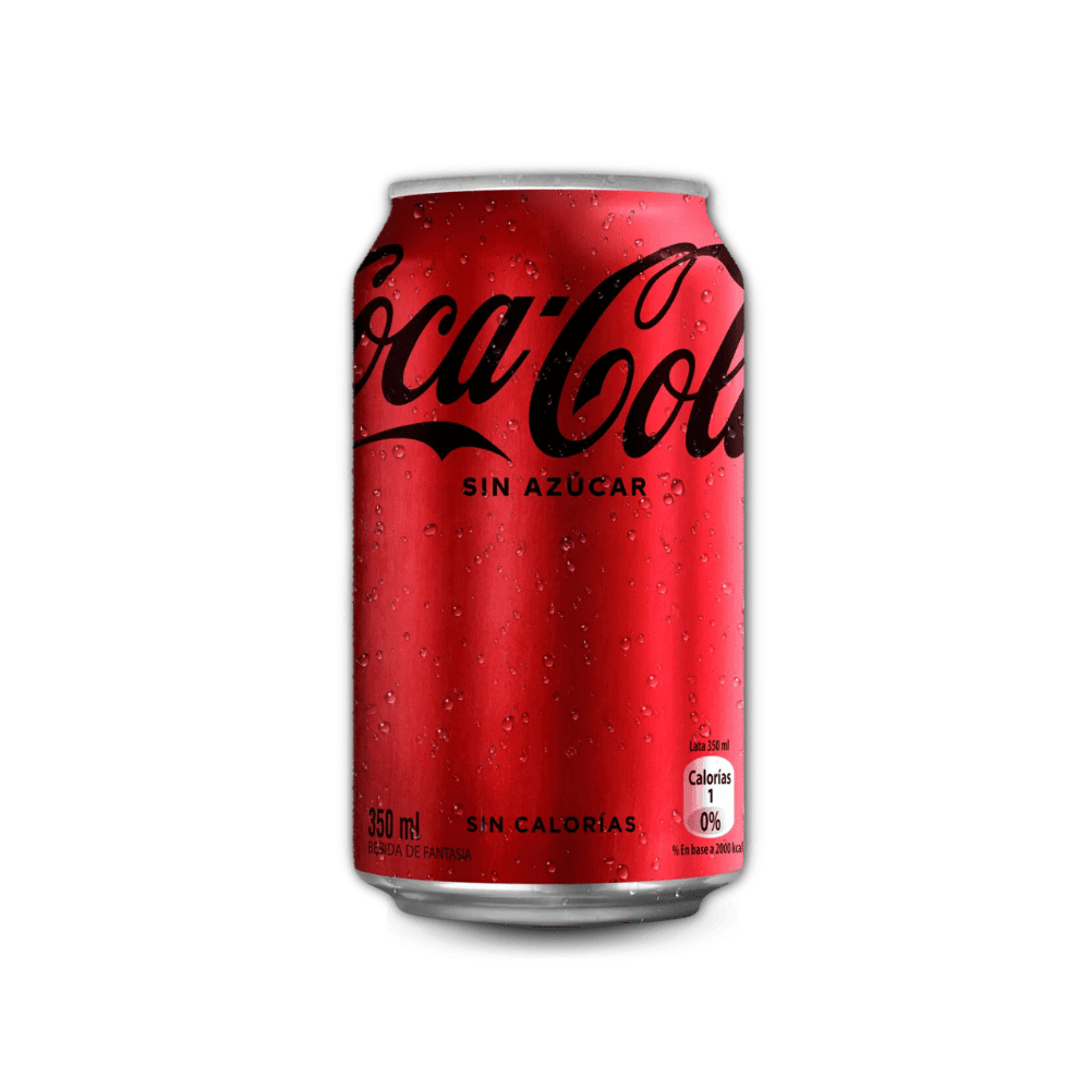 Coca cola lata sin azucar (350ML)