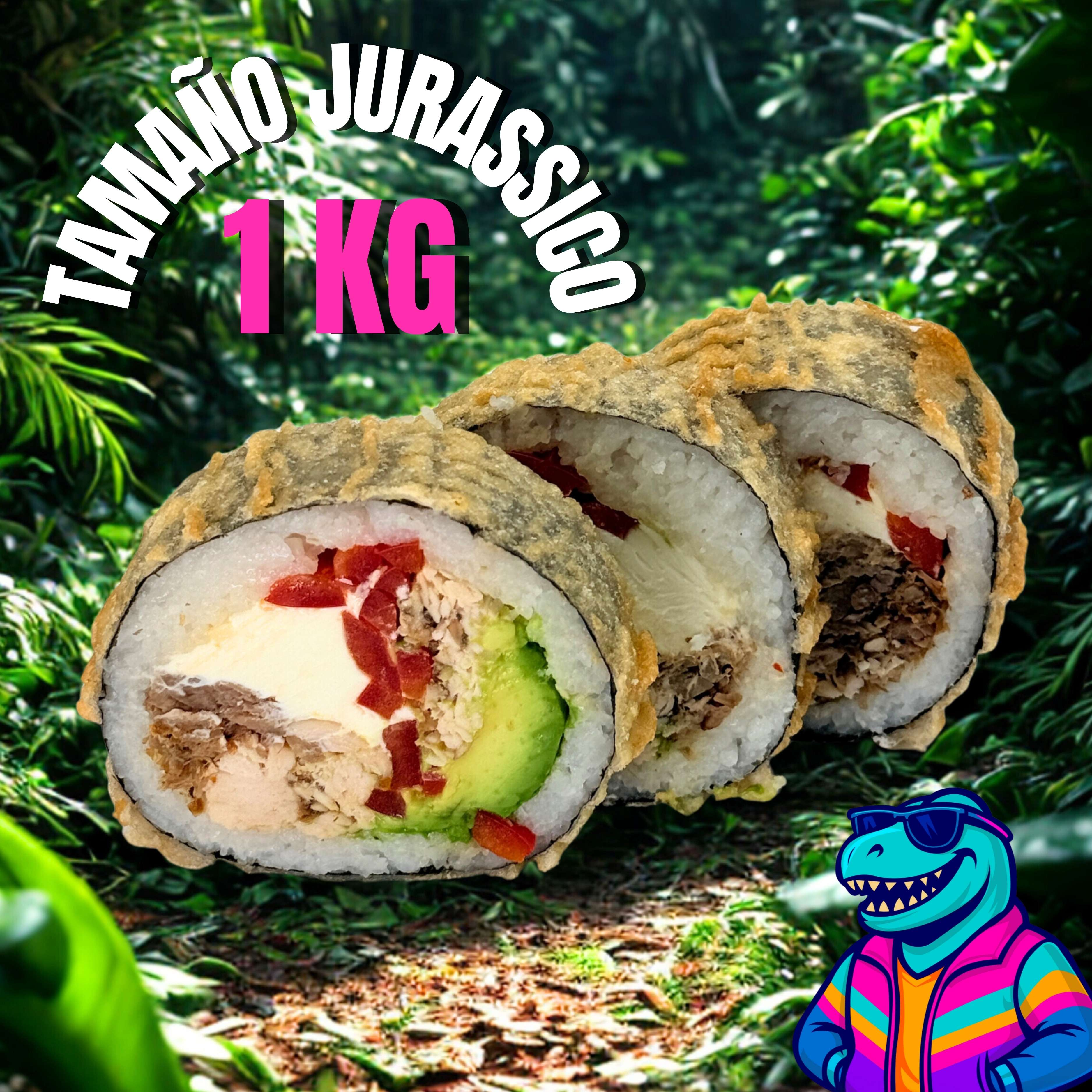 Jurassic Fire Roll (8 Piezas) (Sin modificaciones)