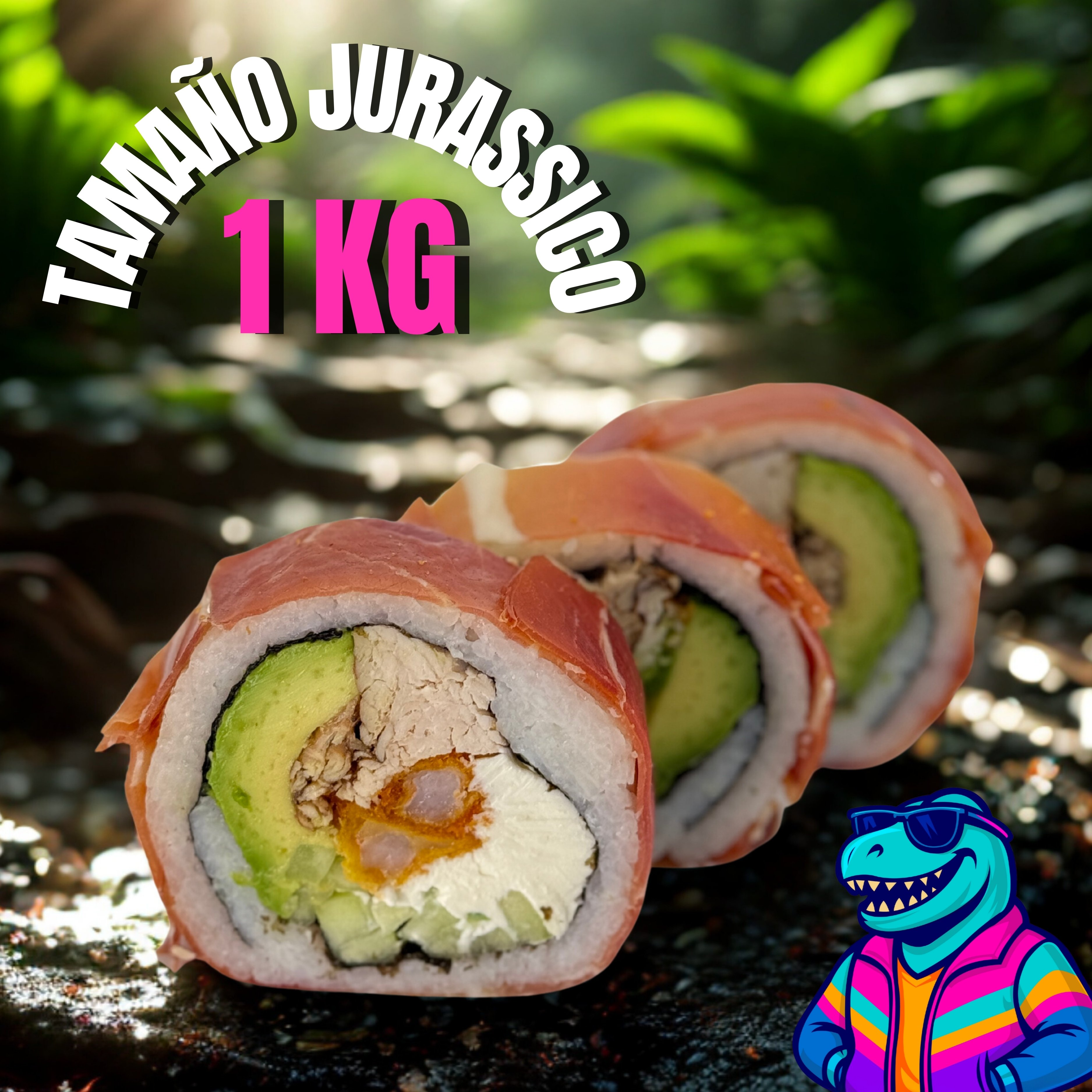 Serrano Rex Roll  (8 Piezas) (Sin modificaciones)