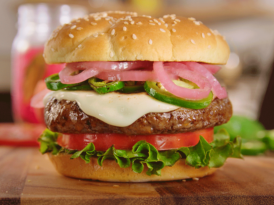 Burger Americana + 2 Salsas