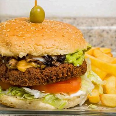 Hamburguesa falafel Belen