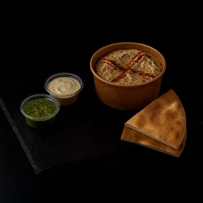 Babaghanoush (230 grs) + 2 pan pitas