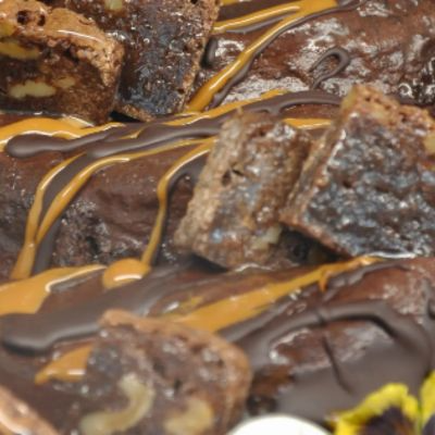 Brownie con Salsa de Manjar 550 ml