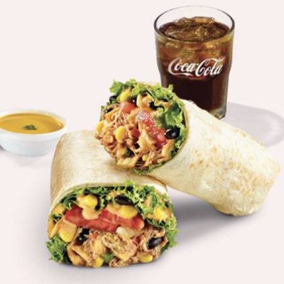 Wrap Carne Mechada + Bebida + Acompañamiento
