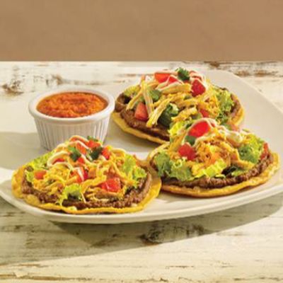 Chalupas de Pollo o Carne Mechada