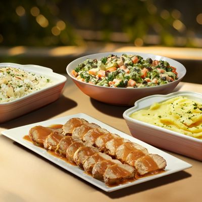 Paq. Familiar lomo de cerdo en salsa gravy ahumado