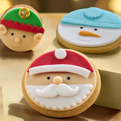 Galleta Fondant Navideña