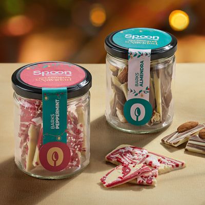Barks de Chocolate blanco y Peppermint