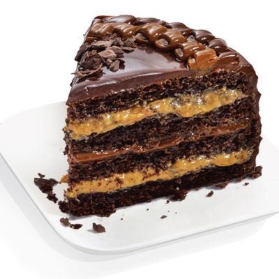 Torta Chocolate + Torta Melocotón porción