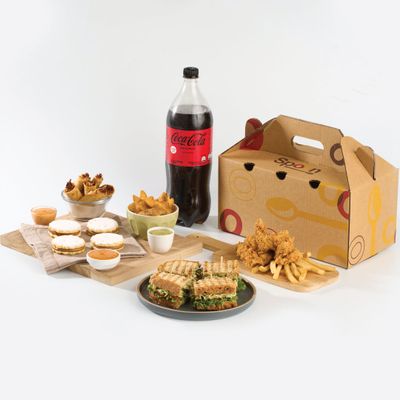 Sampler Mix Trio + Coca Cola 1.5 litros + 4 Alfajores Gratis