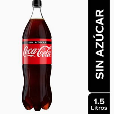 Coca Cola Sin Azúcar 1.5 L
