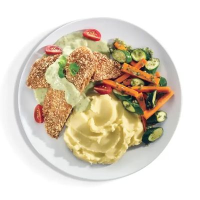 Pescado en salsa de culantro