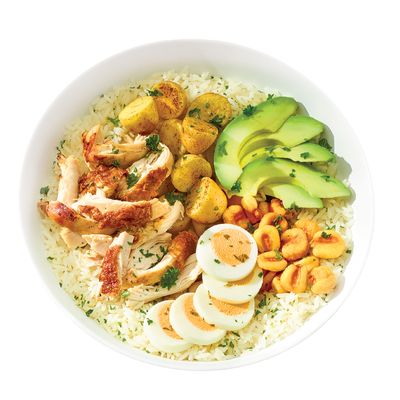 Bowl de pollo asado