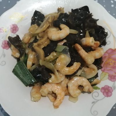 Camaron alga champiñon