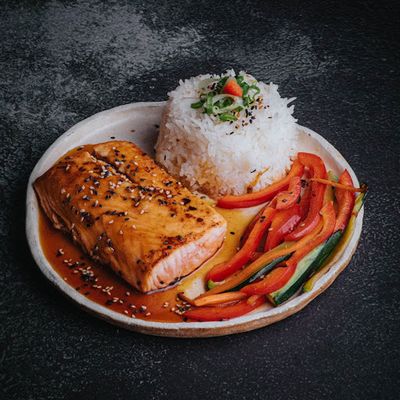 Salmón Teriyaki