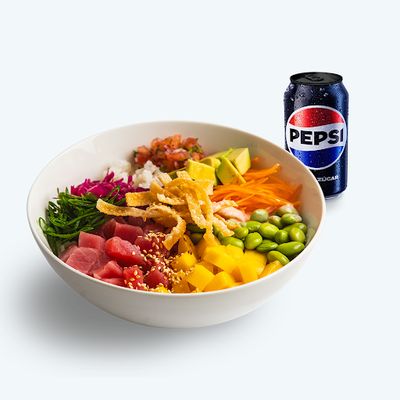 Poke a elección + Bebida Lata