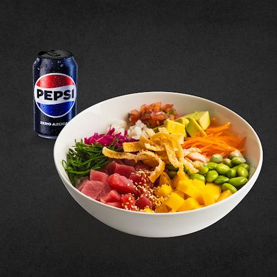 Poke a elección + Bebida Lata