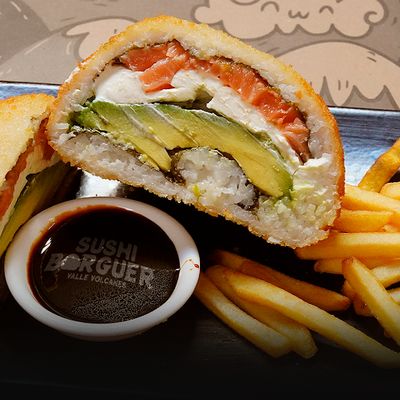 Sushi Burger de Salmón