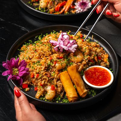 Yakimeshi Camarón/Salmón