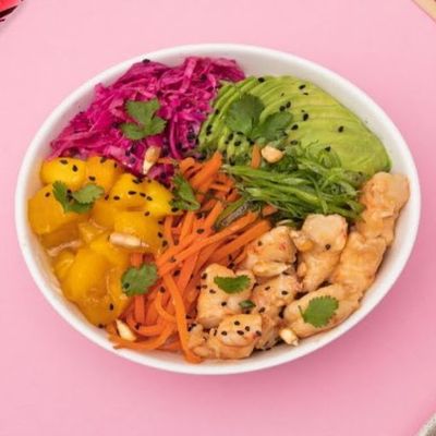 Poke Salmon Shrimp Nikkei