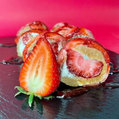 Rolls Helado de Frutilla