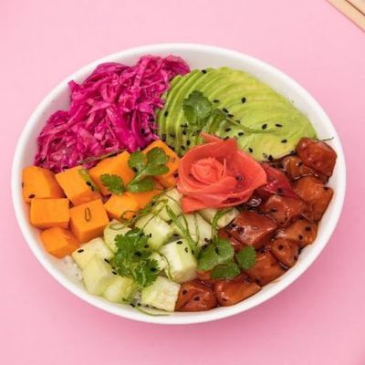 Salmon Aloha Sushi Poke