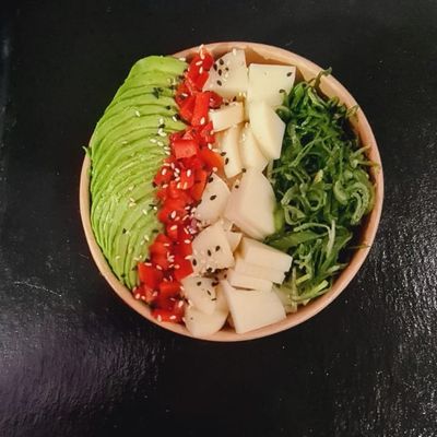 Sushi bowl palmito