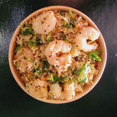 Wok de camaron