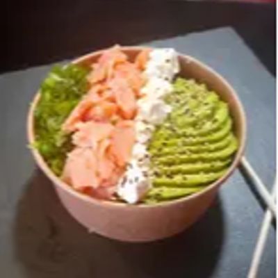 Sushi bowl smoke