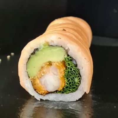 Sake eby tempura