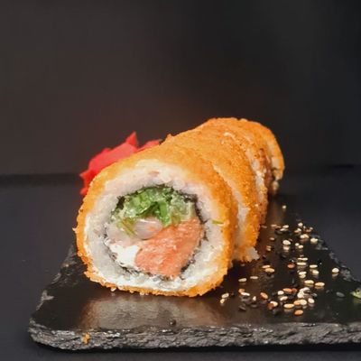 Tempura eby sake hummus