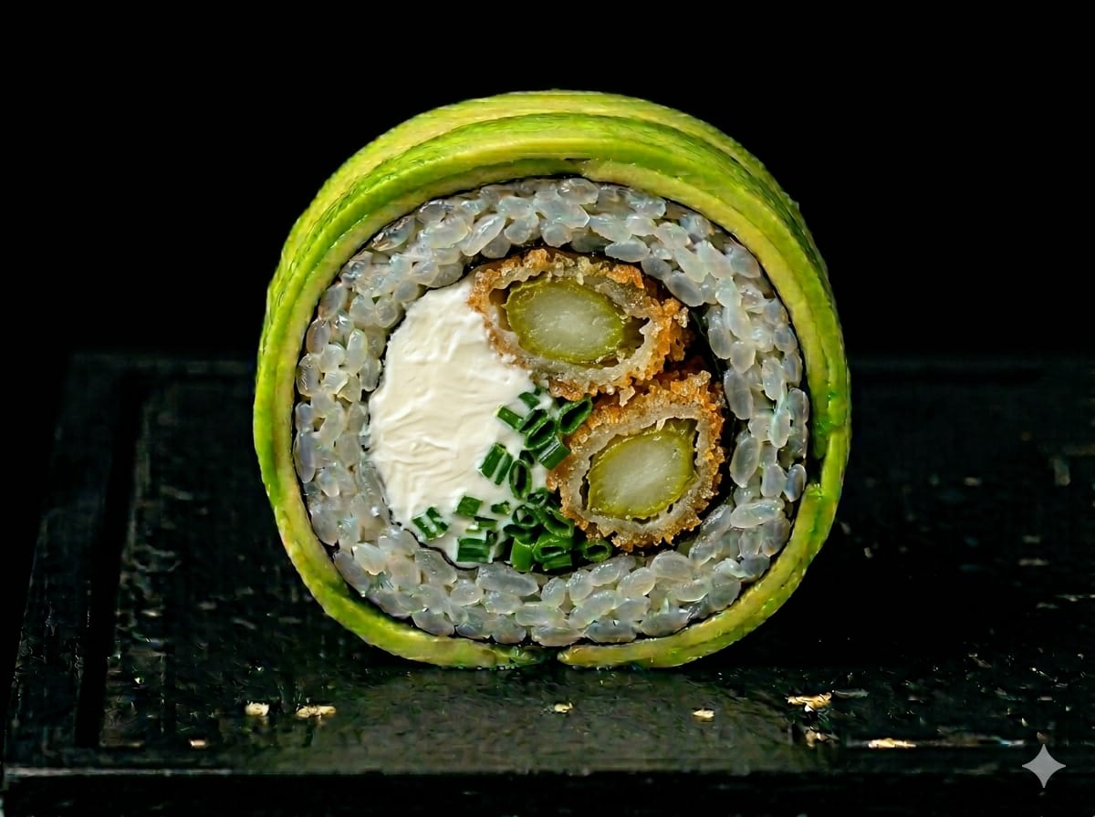 Avocado yasai tempura