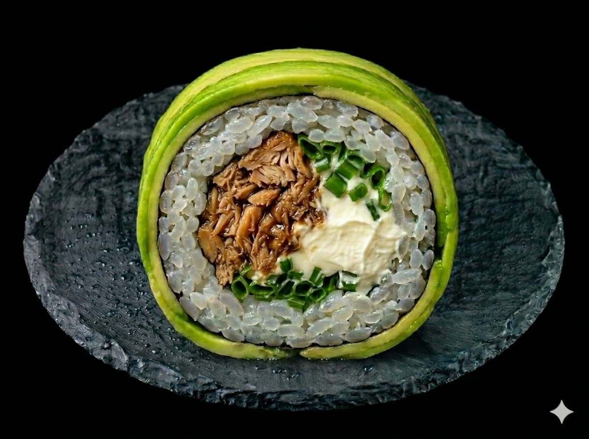 Avocado teriyaki