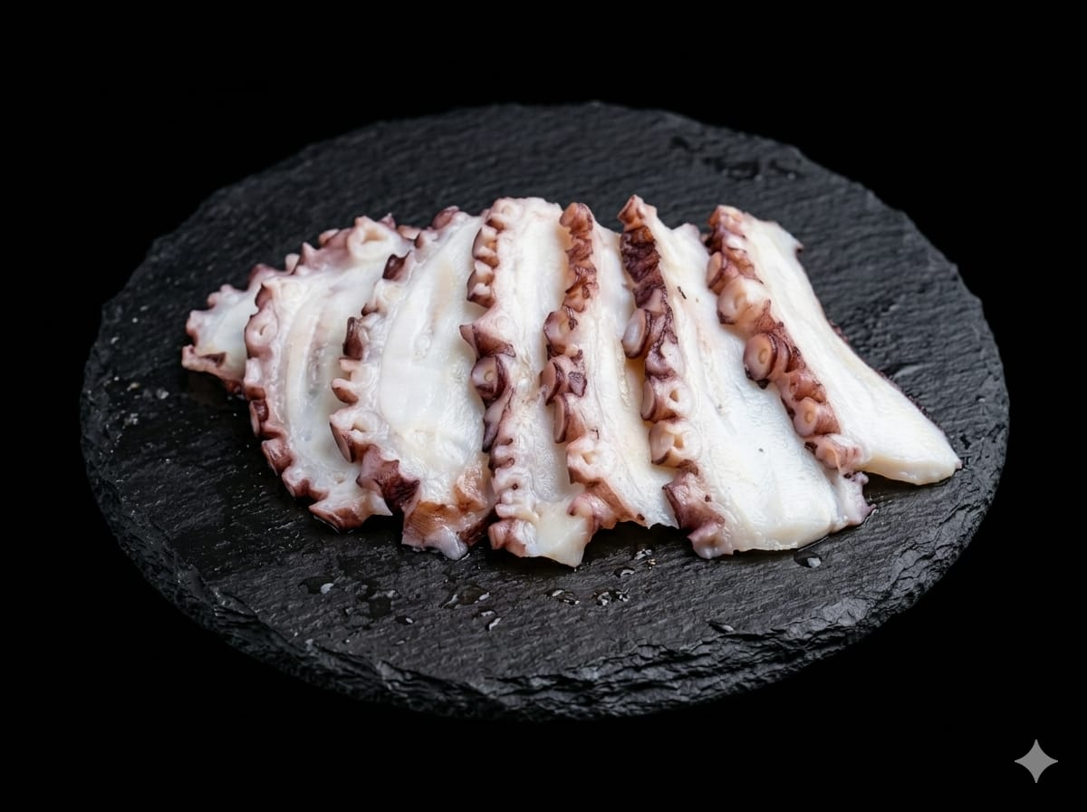 Sashimi de pulpo