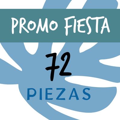 Promo Fiesta 72 Piezas