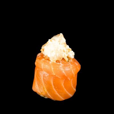 Canapés crocantes de Salmón