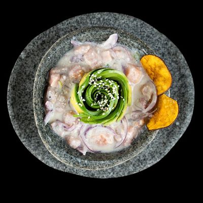 Ceviche de salmón austral