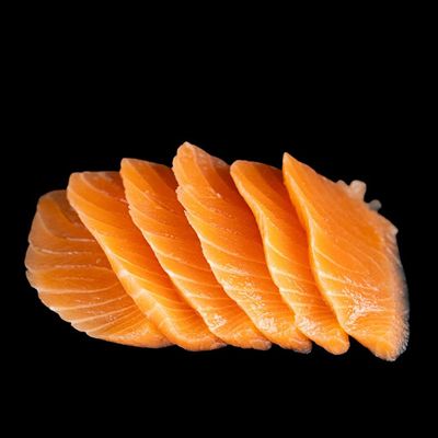 Sashimi de salmón