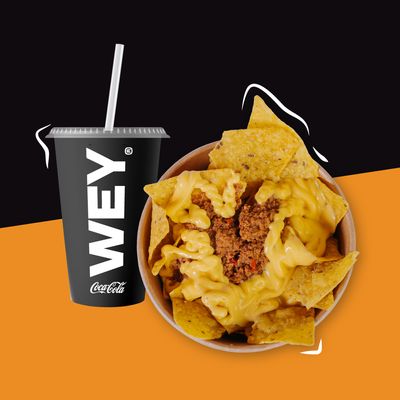 Combo Cheddar Chili Nachos