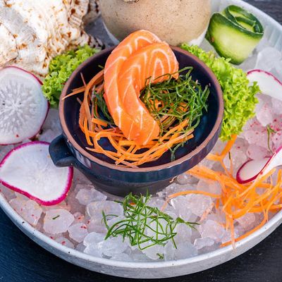 Sashimi 2 cortes de Salmon