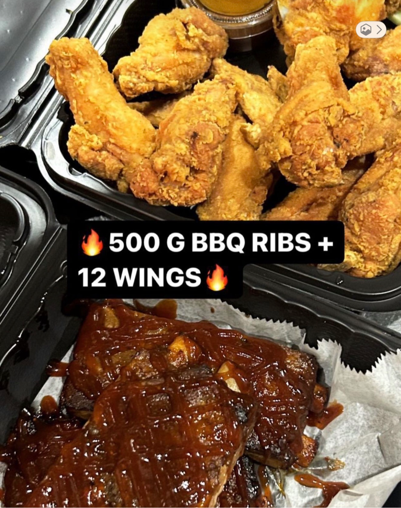 12 Alitas y Costillas