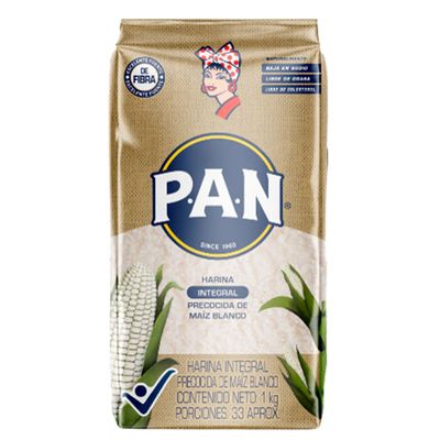 Harina de maiz integral P.A.N  1 kg