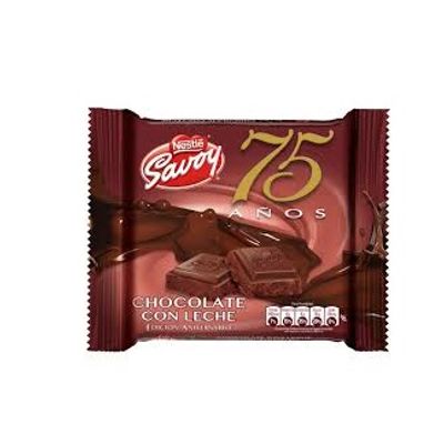 savoy chocolate con leche 75 años